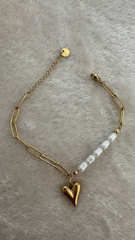 Bracelet bi matière NEIGE