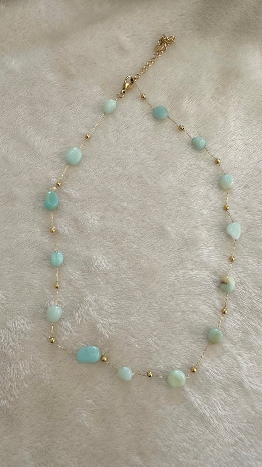 Collier aigue marine SOLÉA