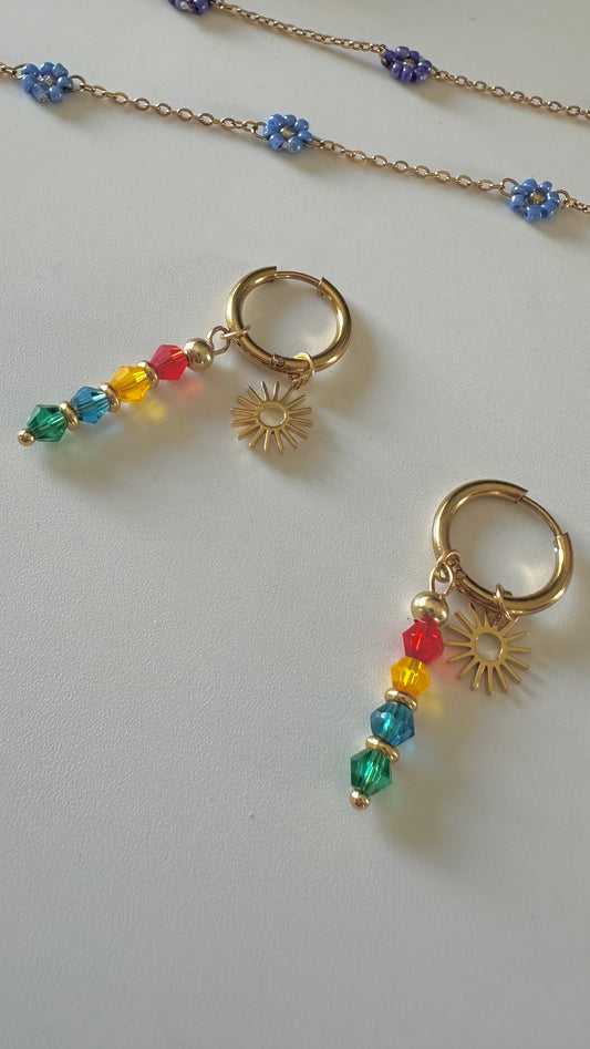 Boucles d’oreilles MULTICOLORE
