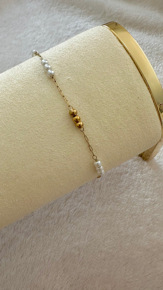 Bracelet mini perlé BLANCA