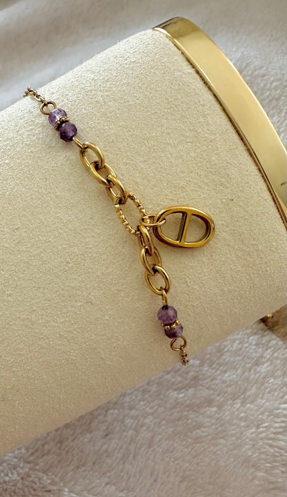 Bracelet améthyste RYMA