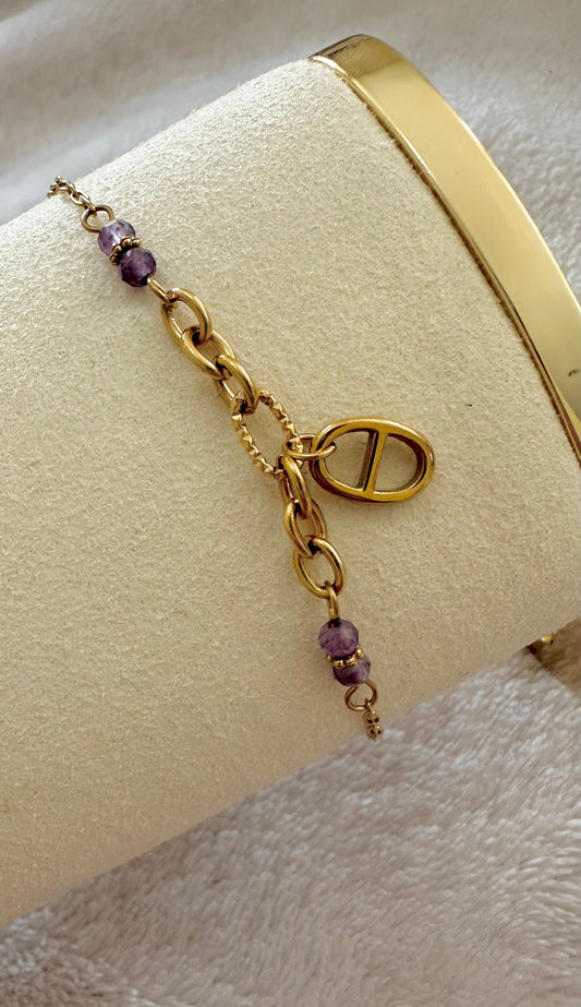 Bracelet améthyste RYMA
