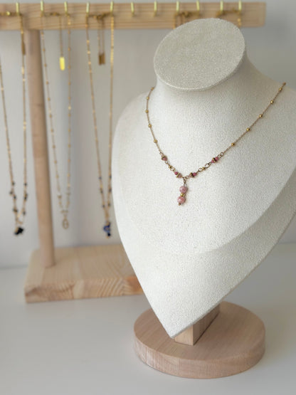 Collier RHODOCHRODITE