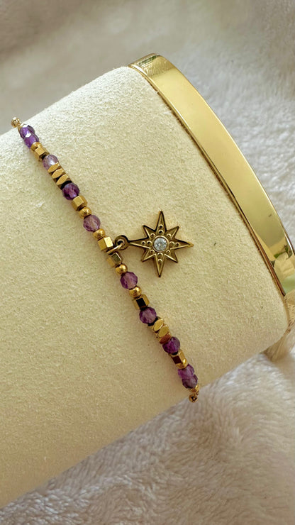 Bracelet améthyste IZAALY