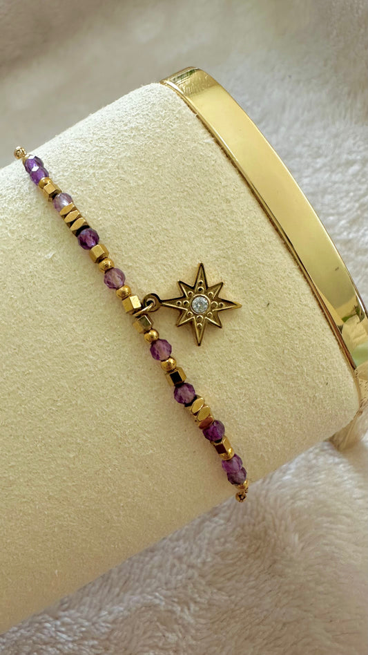 Bracelet améthyste IZAALY
